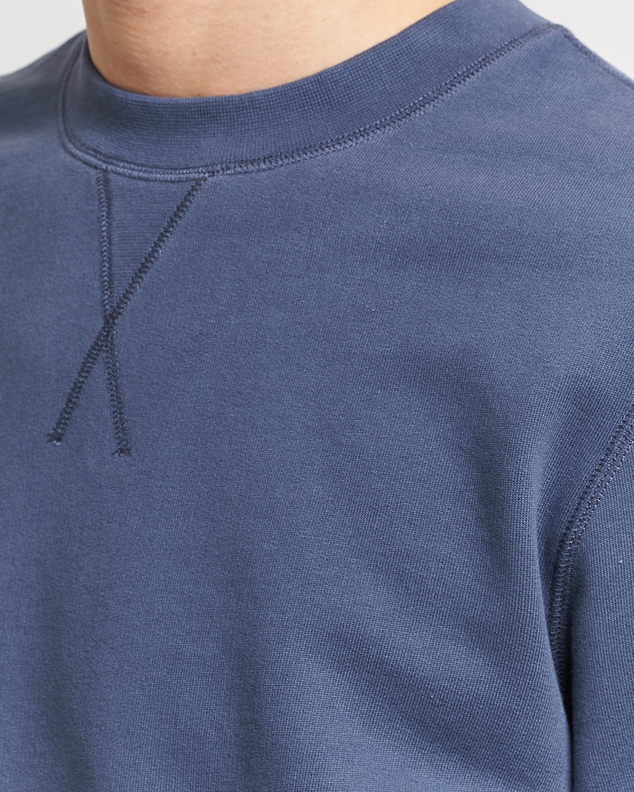 Herre | Trøjer | Sunspel | Loopback Sweatshirt Slate Blue