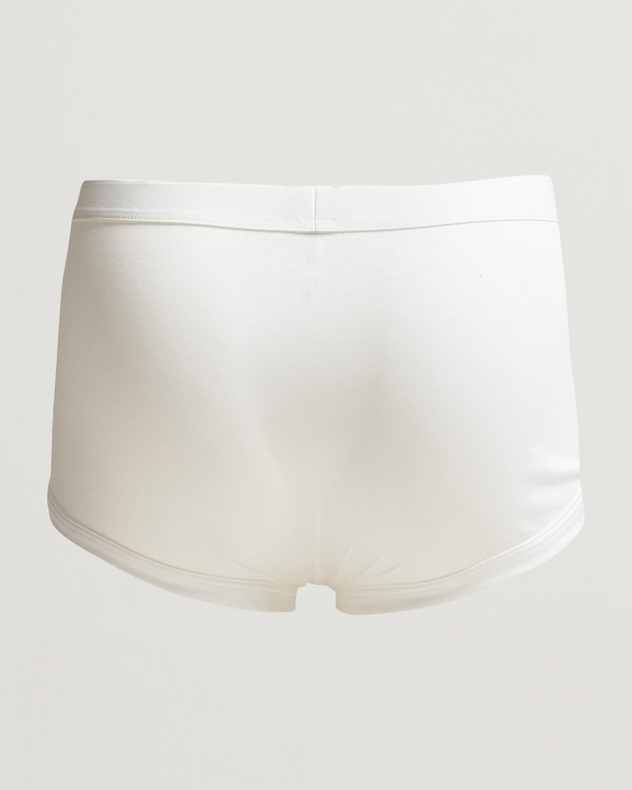 Herre | Boxershorts | Zimmerli of Switzerland | Sea Island Cotton Boxer Briefs White