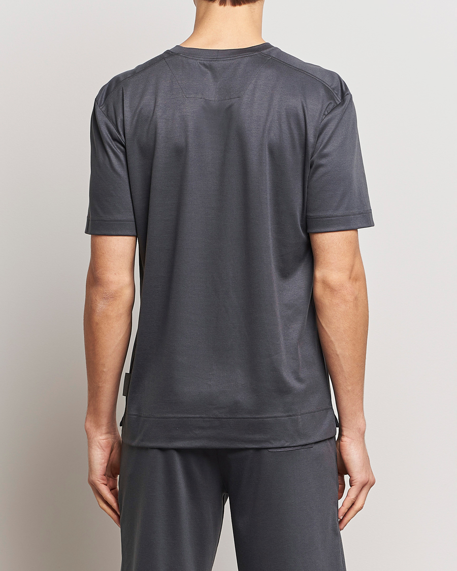 Herre | Zimmerli of Switzerland Cotton/Modal Crew Neck Loungwear T-Shirt Phantom | Zimmerli of Switzerland | Cotton/Modal Crew Neck Loungwear T-Shirt Phantom