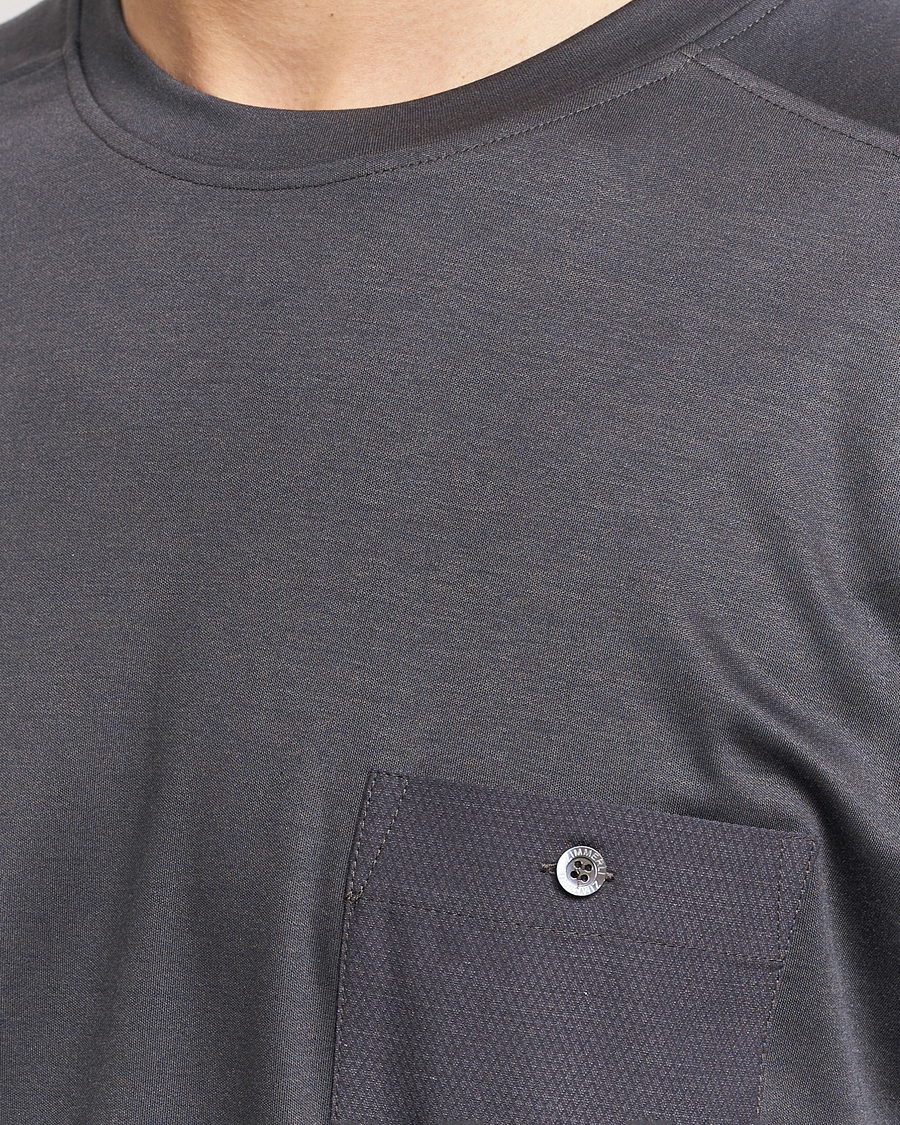 Herre | Zimmerli of Switzerland Cotton/Modal Crew Neck Loungwear T-Shirt Phantom | Zimmerli of Switzerland | Cotton/Modal Crew Neck Loungwear T-Shirt Phantom