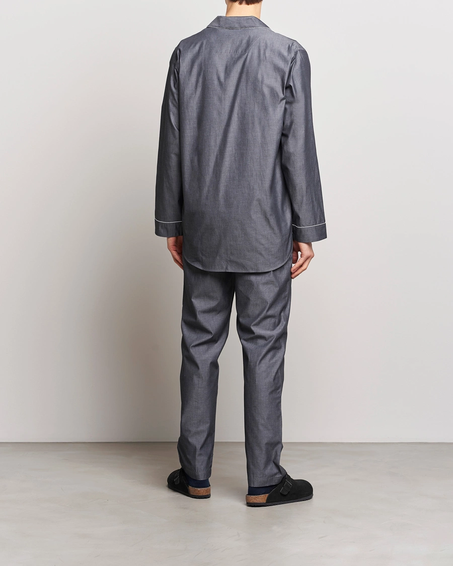 Herre | Zimmerli of Switzerland | Zimmerli of Switzerland | Mercerised Cotton Pyjamas Dark Grey