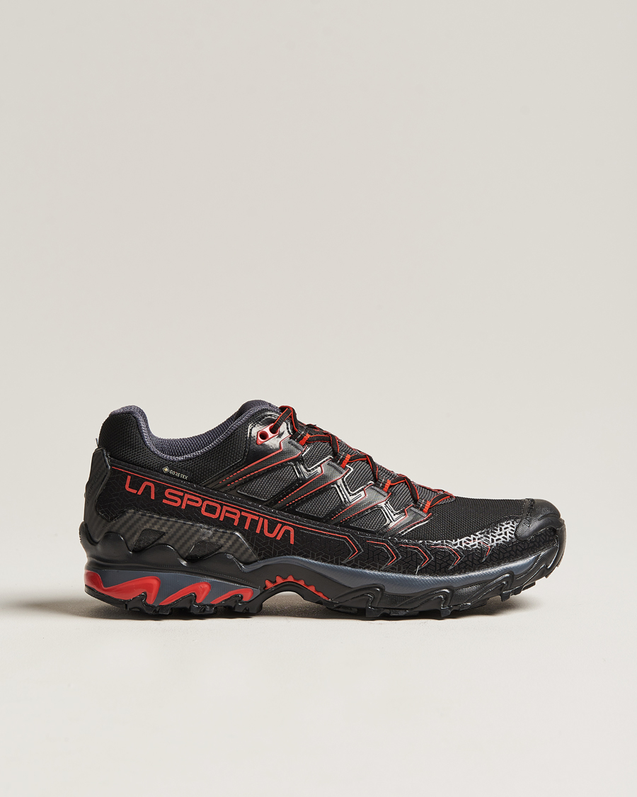 Herre | La Sportiva Ultra Raptor II GTX Trail Running Shoes Black/Goji | La Sportiva | Ultra Raptor II GTX Trail Running Shoes Black/Goji