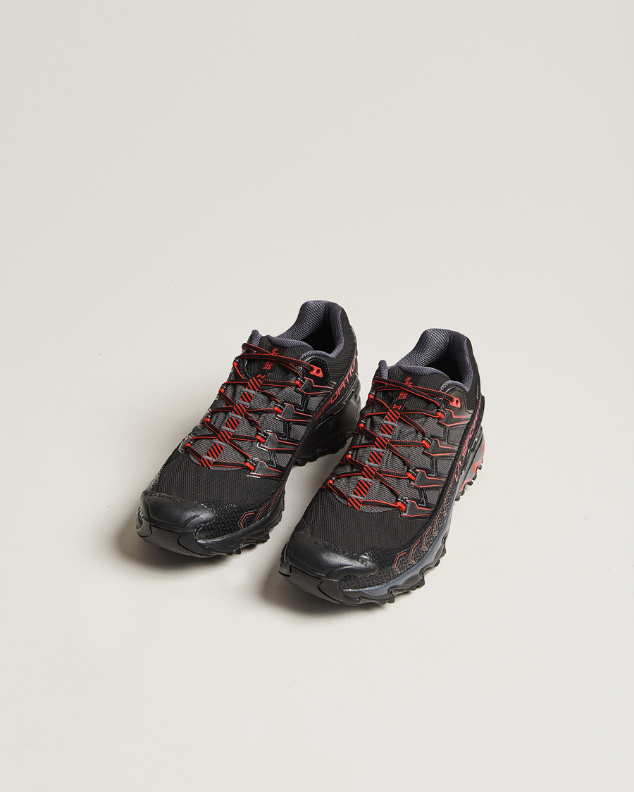 Herre | La Sportiva Ultra Raptor II GTX Trail Running Shoes Black/Goji | La Sportiva | Ultra Raptor II GTX Trail Running Shoes Black/Goji