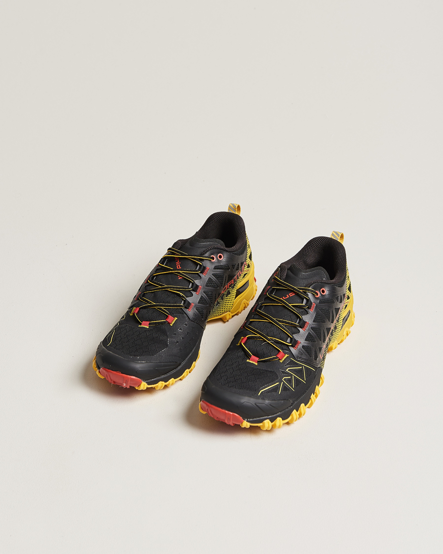 Herre | GORE-TEX | La Sportiva | Bushido II GTX Trail Running Sneakers Black/Yellow