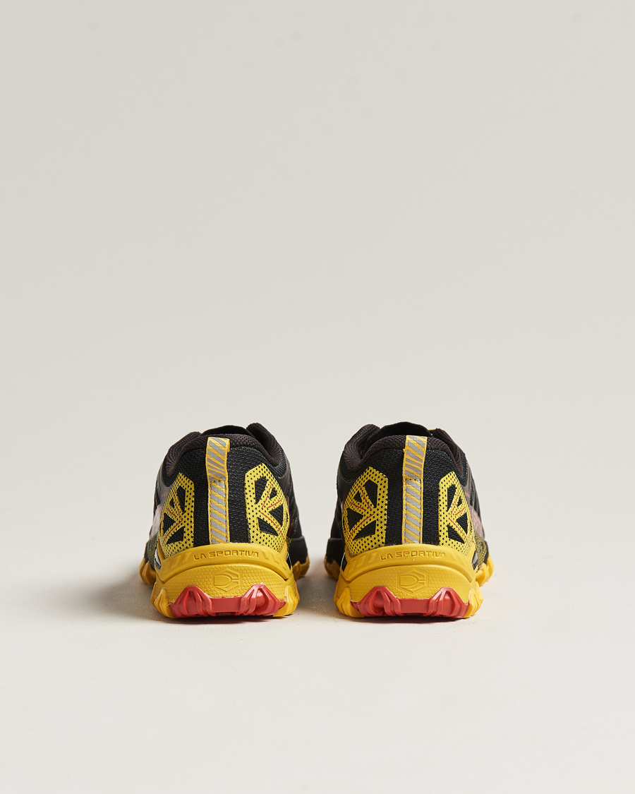 Herre | La Sportiva Bushido II GTX Trail Running Sneakers Black/Yellow | La Sportiva | Bushido II GTX Trail Running Sneakers Black/Yellow