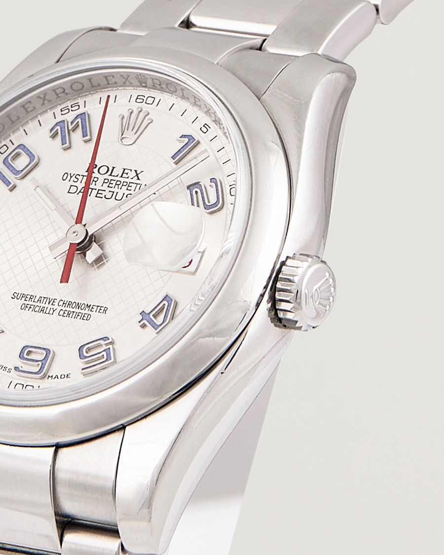 Herre | Rolex Pre-Owned Datejust 116200 Oyster Perpetual Steel Silver | Rolex Pre-Owned | Datejust 116200 Oyster Perpetual Steel Silver