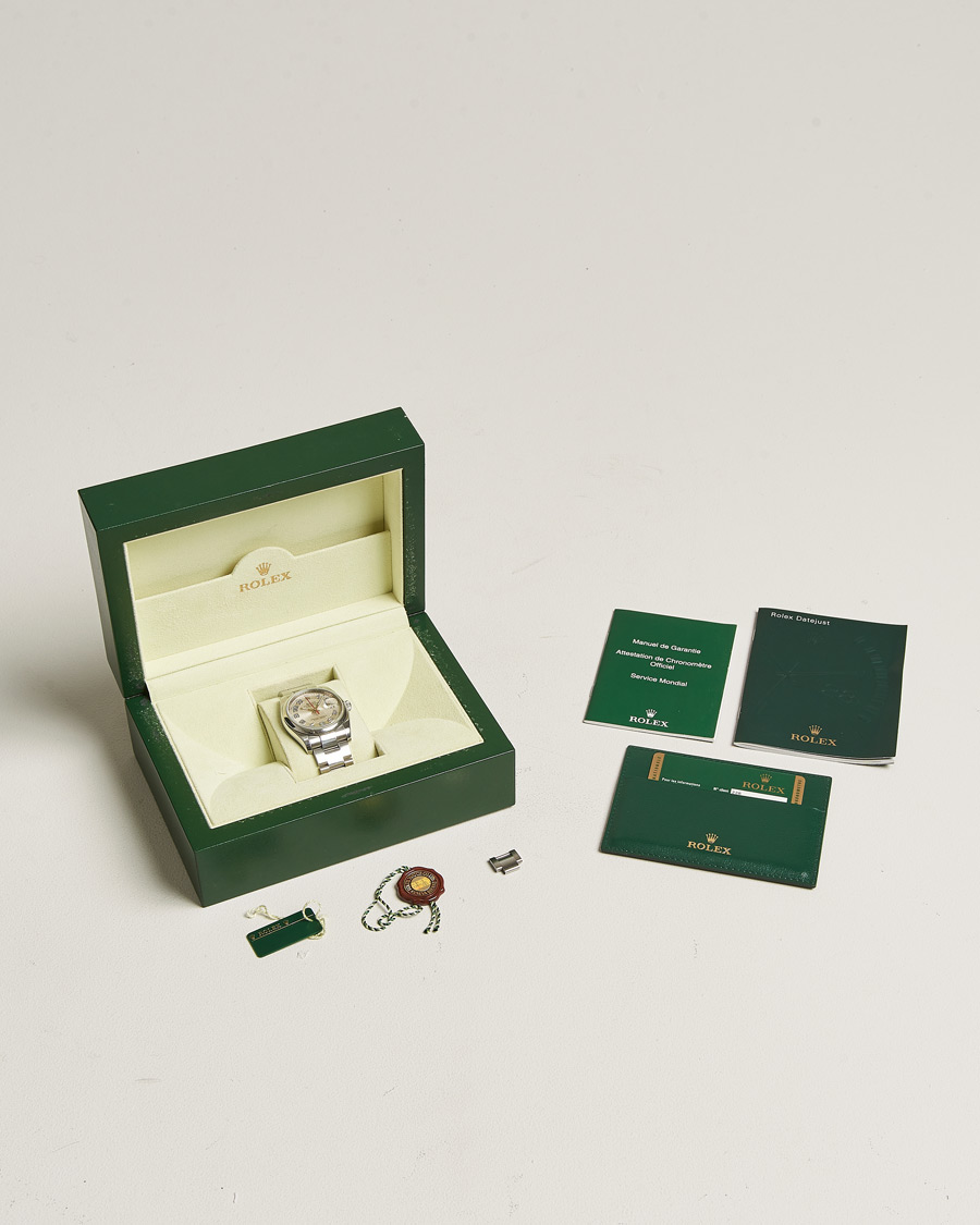 Herre | Rolex Pre-Owned Datejust 116200 Oyster Perpetual Steel Silver | Rolex Pre-Owned | Datejust 116200 Oyster Perpetual Steel Silver