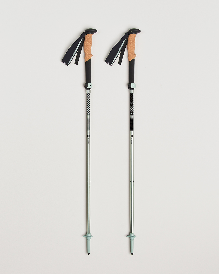 Herre | Activt tilbehør | Black Diamond | Distance FLZ Trekking Poles Black/Foam Green