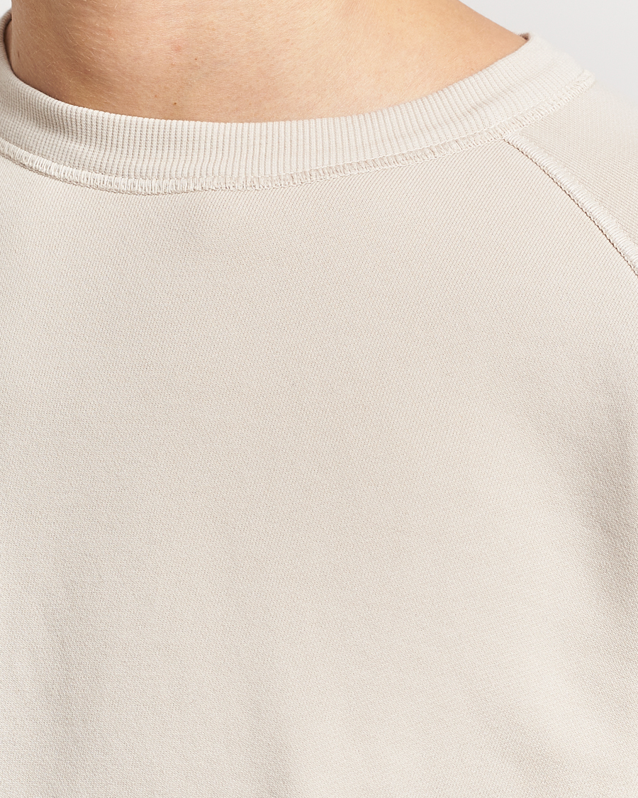 Herre | Trøjer | Massimo Alba | Freesport Fleece Cotton Sweatshirt Light Beige