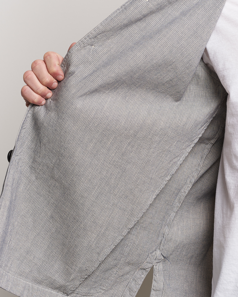 Herre | Jakker | Massimo Alba | Florida Cotton/Linen Shirt Jacket Light Grey