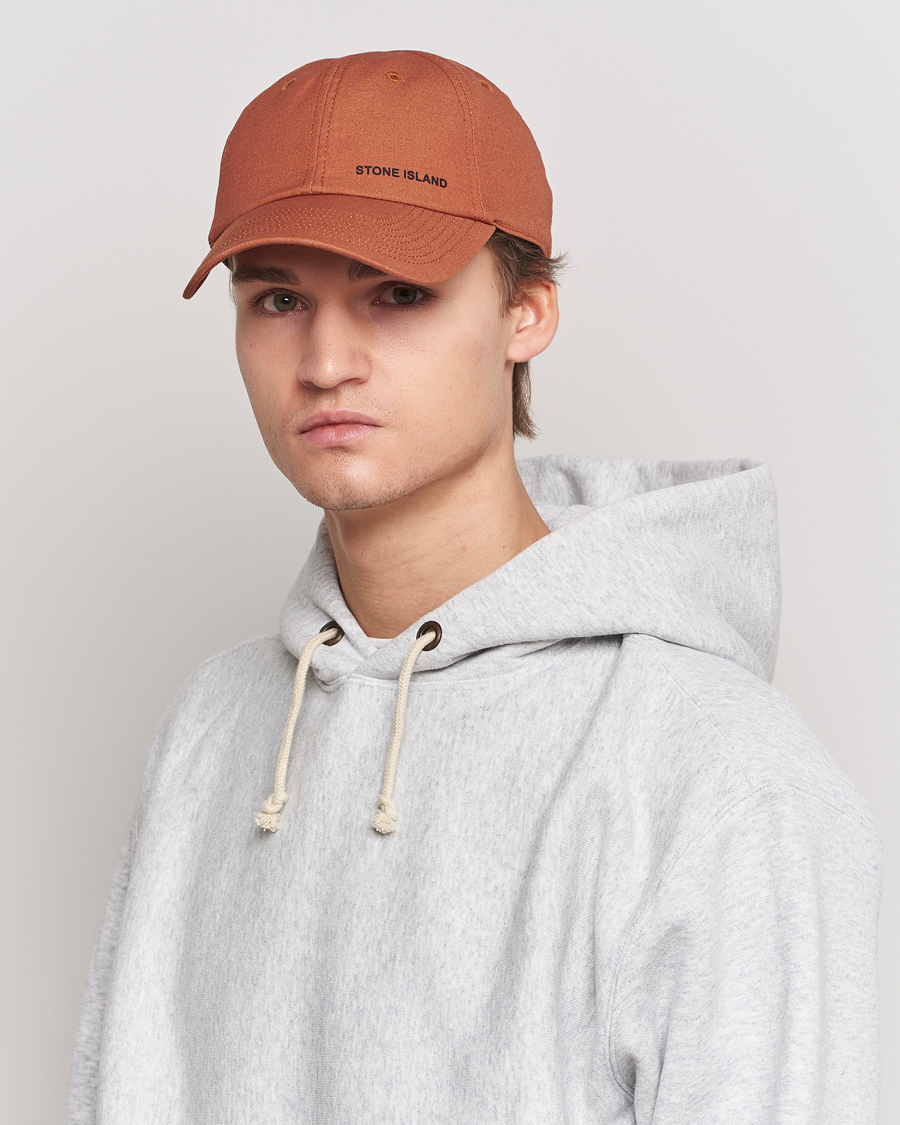 Herre | Stone Island Small Logo Cap Rust | Stone Island | Small Logo Cap Rust