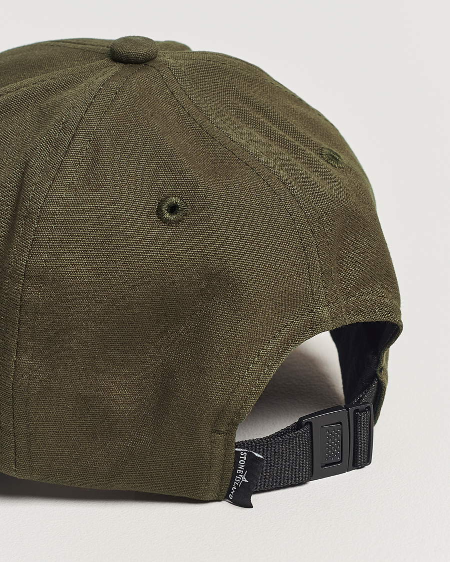 Herre | Stone Island Classic Cotton Cap Military Green | Stone Island | Classic Cotton Cap Military Green