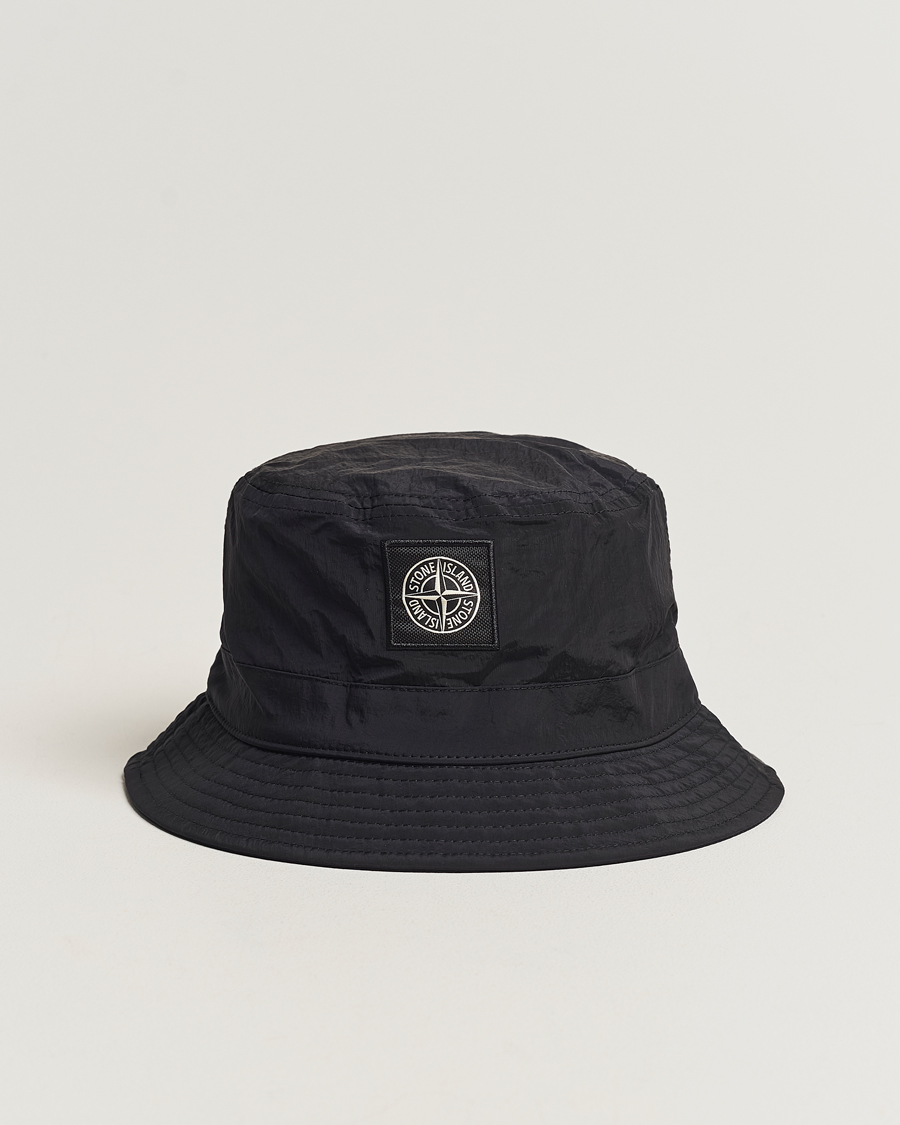 Herre |  | Stone Island | Logo Bucket Hat Black