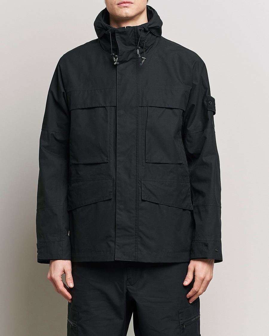 Herr | Kläder | Stone Island | Ghost Hooded Ventile Jacket Black