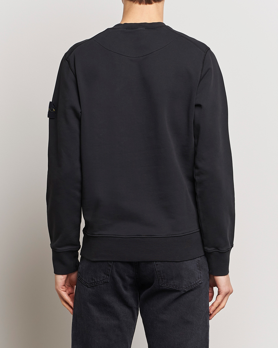 Herre | Trøjer | Stone Island | Garment Dyed Cotton Sweatshirt Black