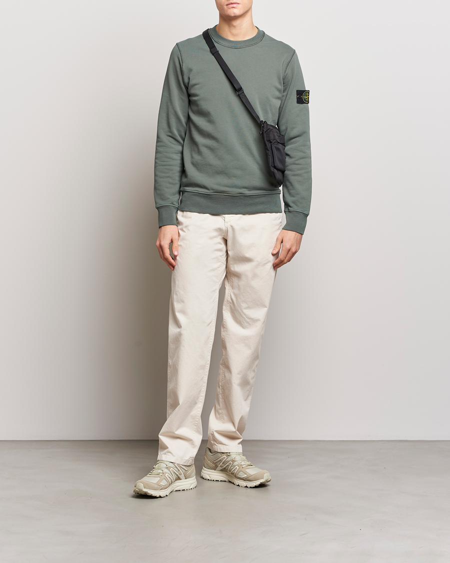 Herre | Trøjer | Stone Island | Garment Dyed Cotton Sweatshirt Musk