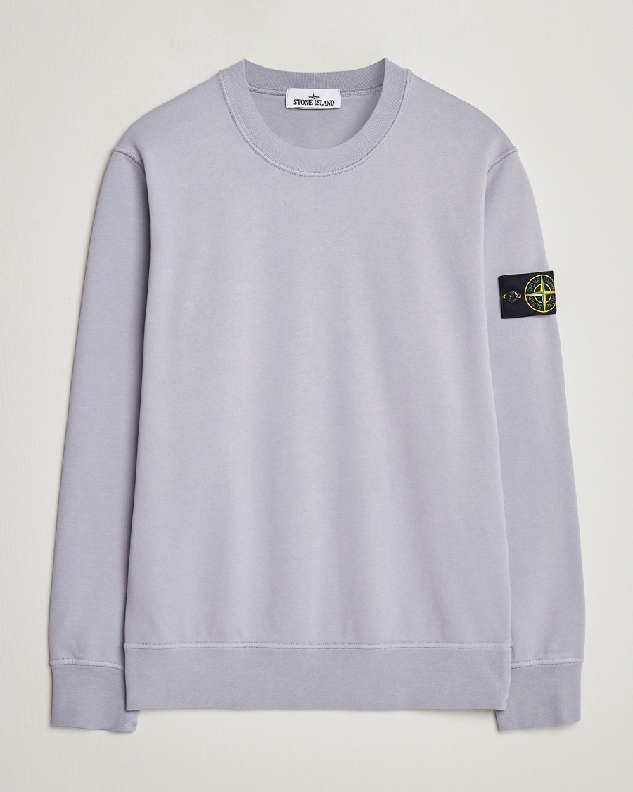Herre | Trøjer | Stone Island | Garment Dyed Cotton Sweatshirt Dust