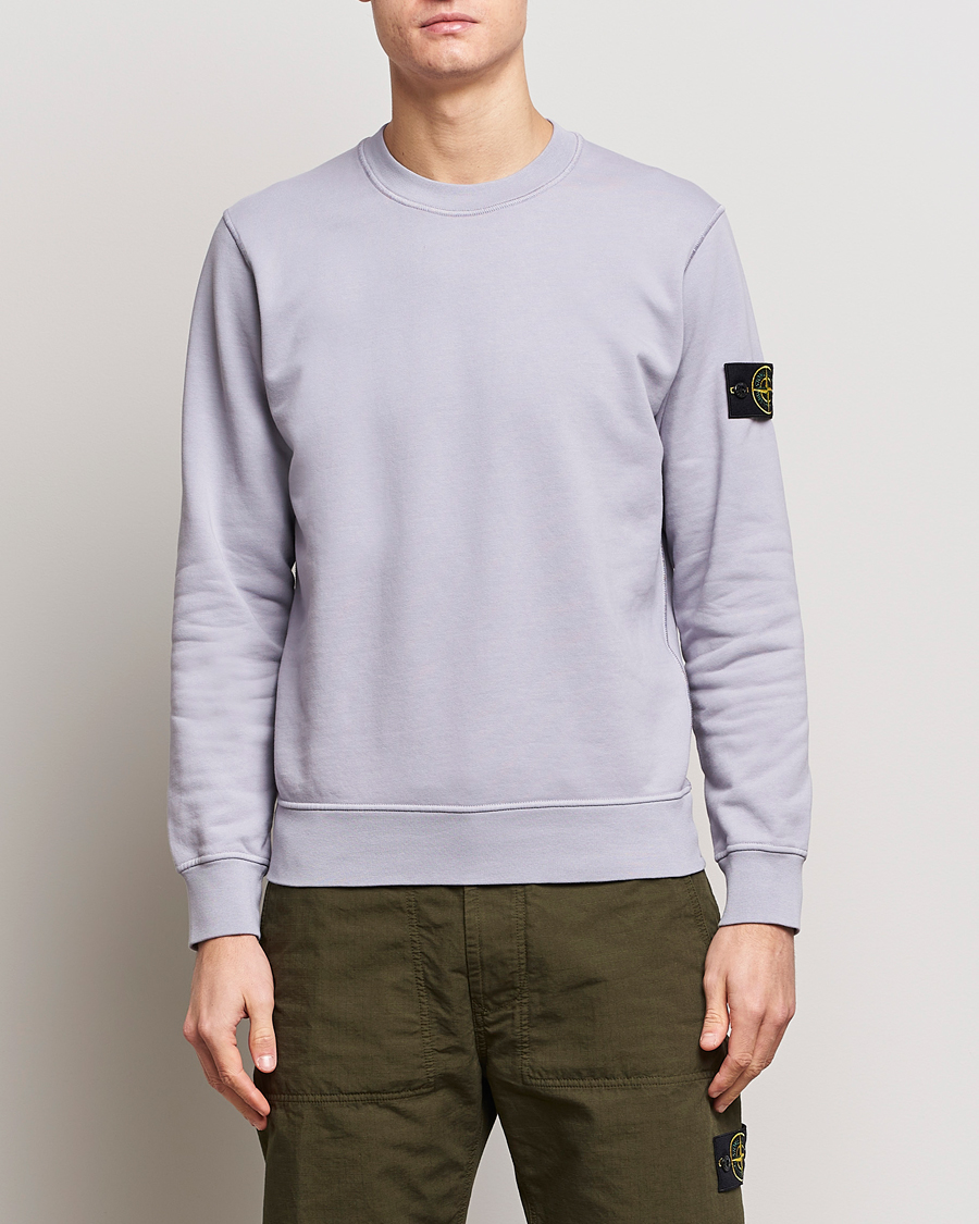 Herre | Trøjer | Stone Island | Garment Dyed Cotton Sweatshirt Dust