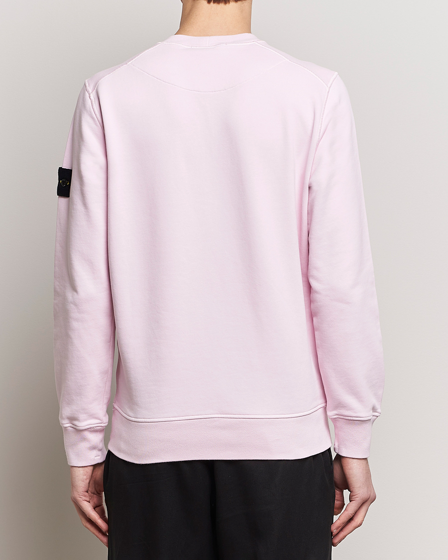 Herre | Trøjer | Stone Island | Garment Dyed Cotton Sweatshirt Pink
