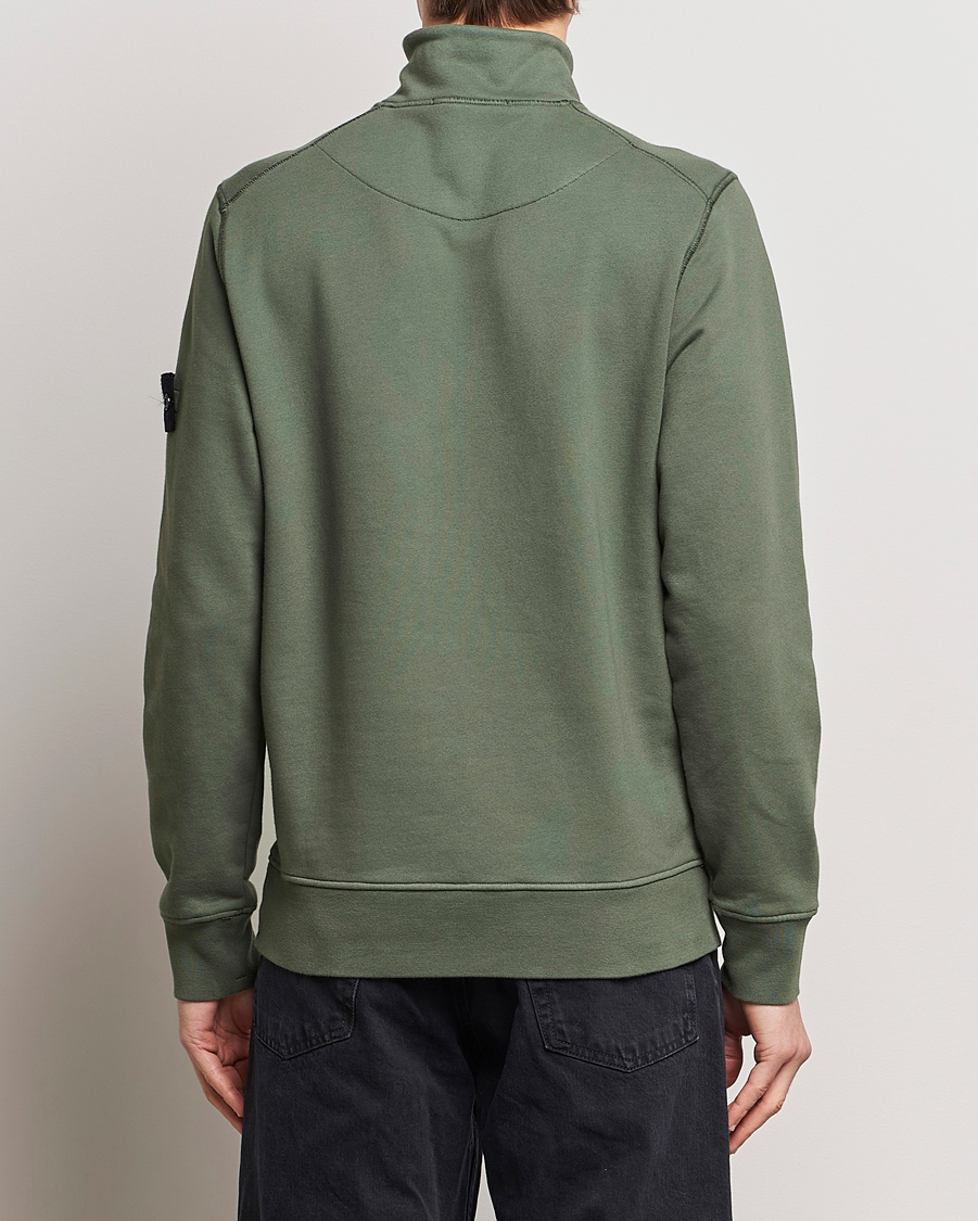 Herre | Trøjer | Stone Island | Garment Dyed Cotton Half Zip Musk