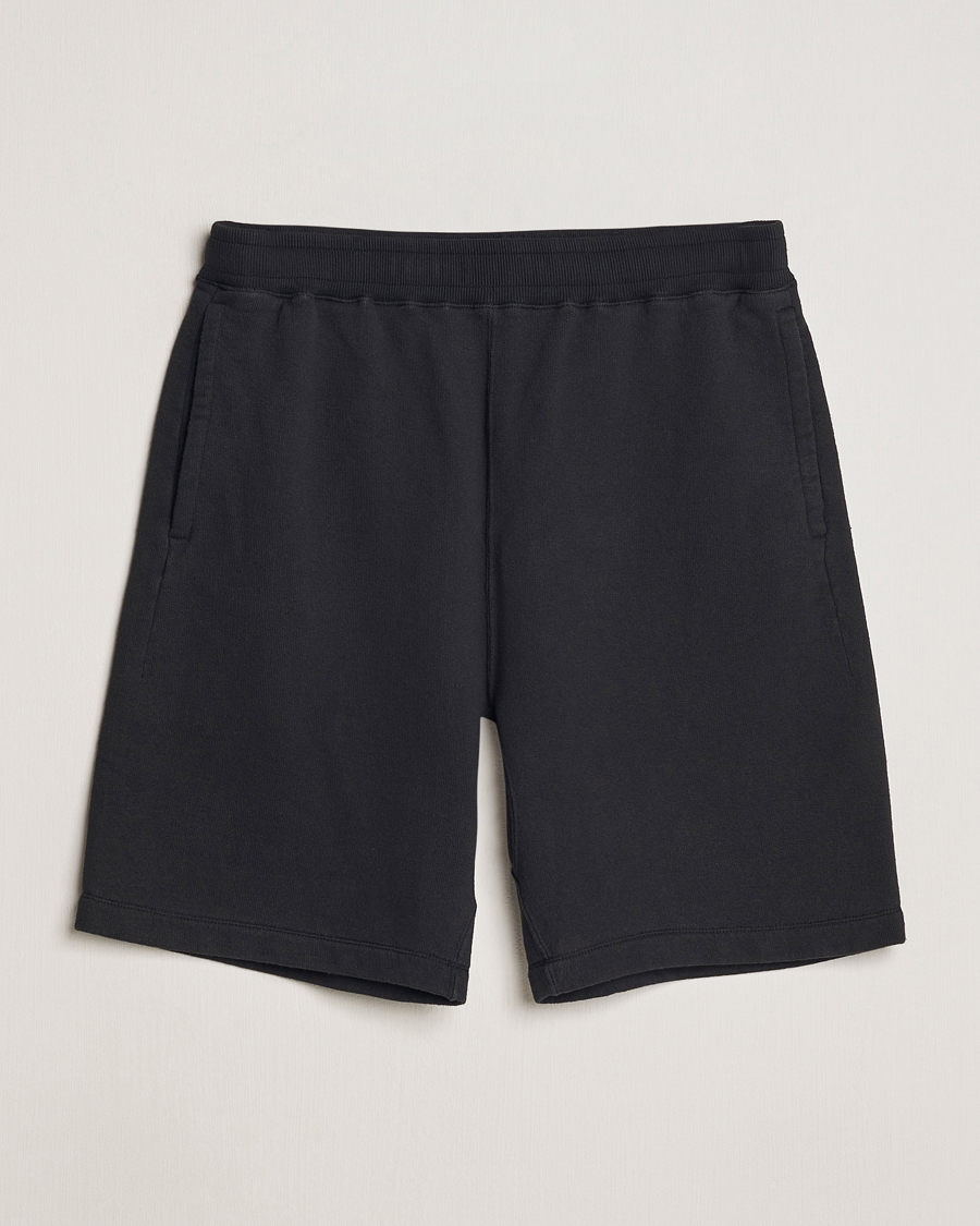 Herre | Shorts | Stone Island | Heavy Cotton Fleece Sweatshorts Black