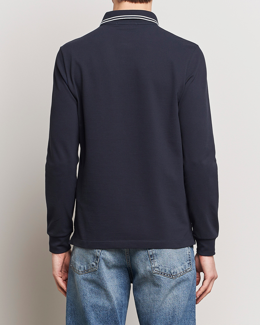 Herre | Trøjer | Stone Island | Organic Cotton Stretch Pique Navy Blue