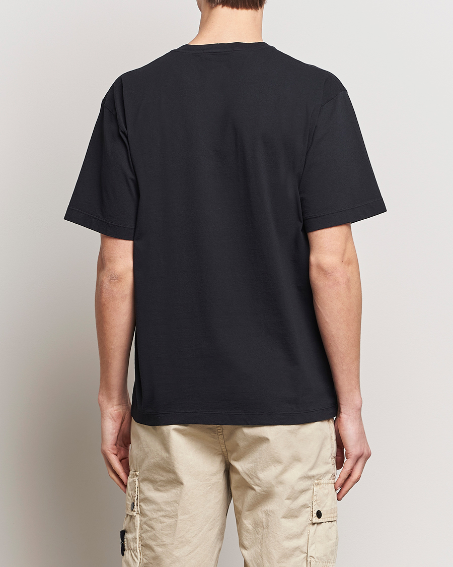 Herre | T-Shirts | Stone Island | Reflective Two Print Cotton T-Shirt Black