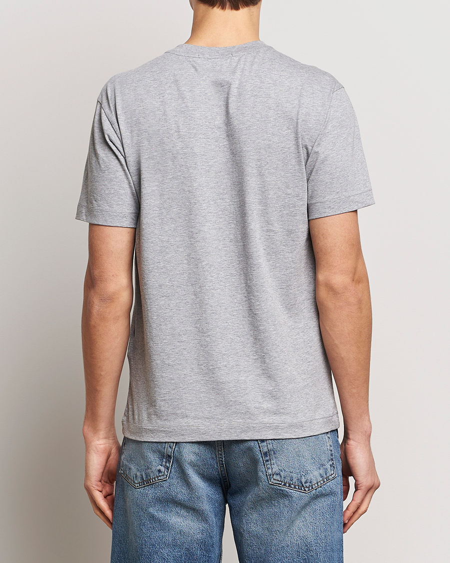 Herre | T-Shirts | Stone Island | Garment Dyed Cotton Jersey T-Shirt Melange Grey
