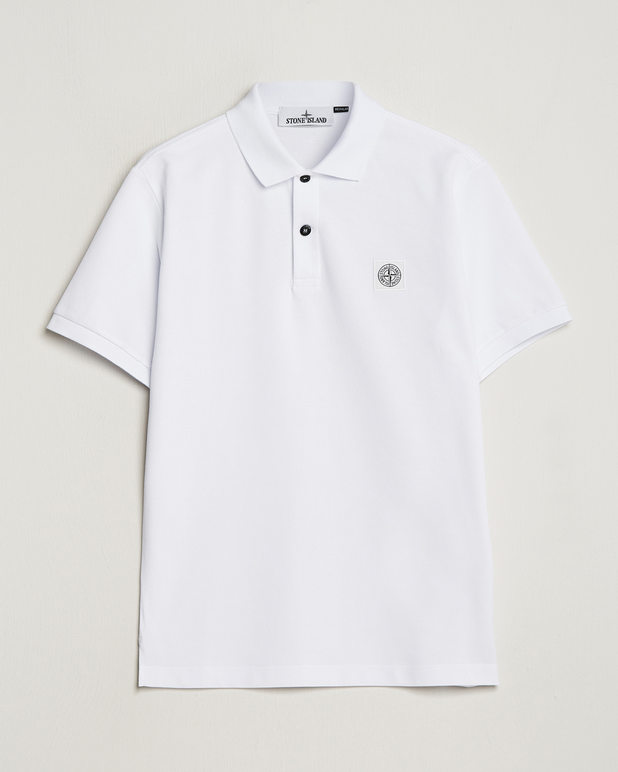 Herre | Polotrøjer | Stone Island | Organic Cotton Polo White