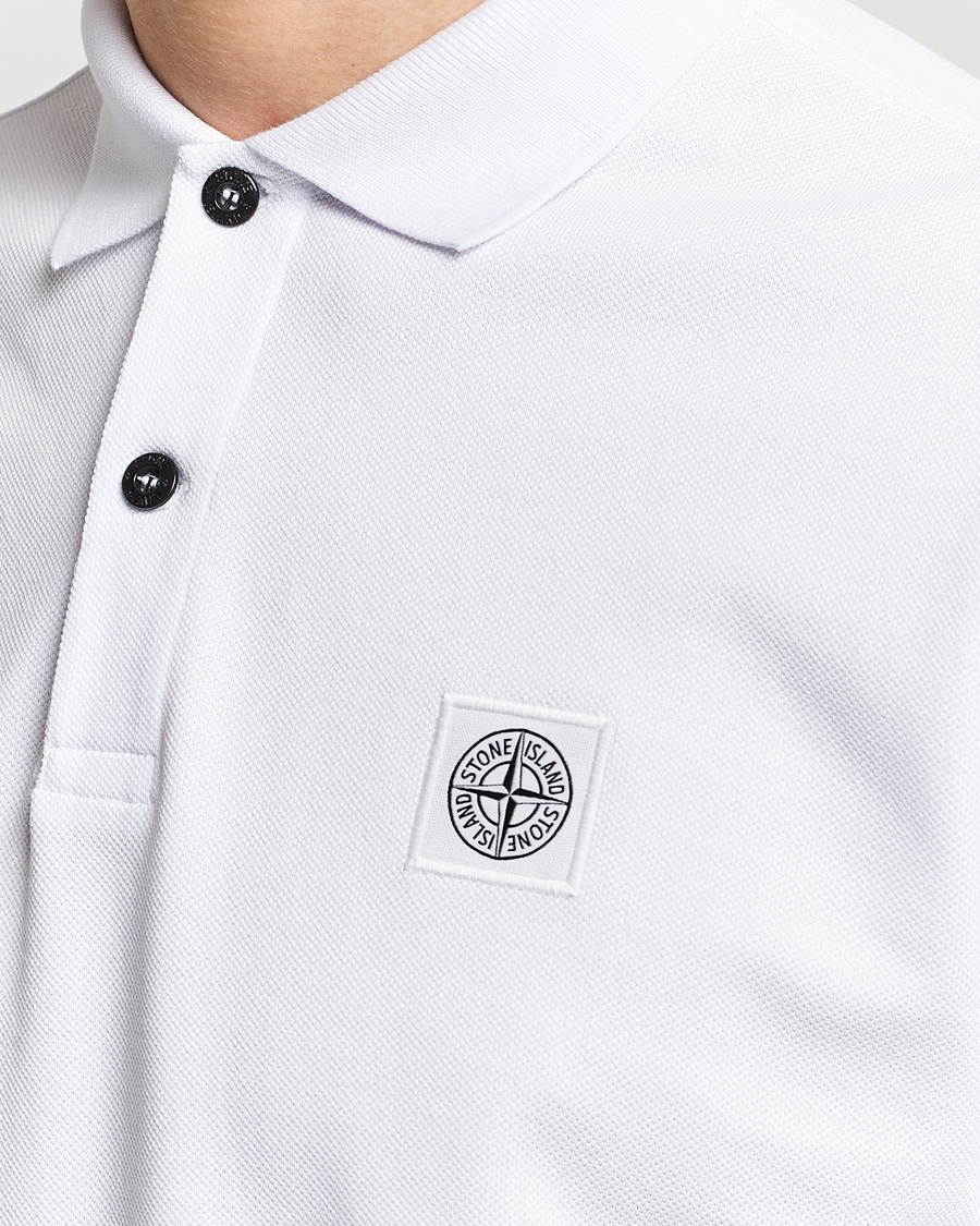 Herre | Polotrøjer | Stone Island | Organic Cotton Polo White