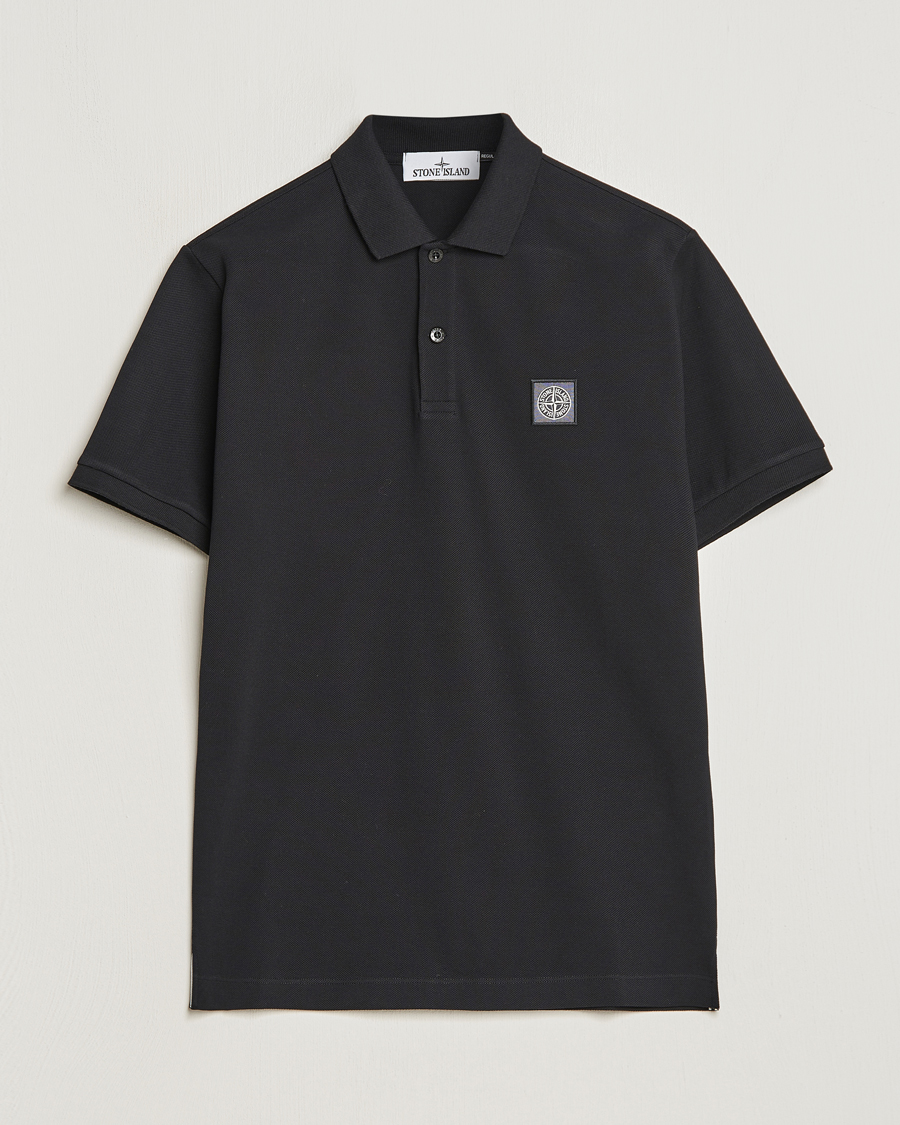 Herre | Polotrøjer | Stone Island | Organic Cotton Polo Black