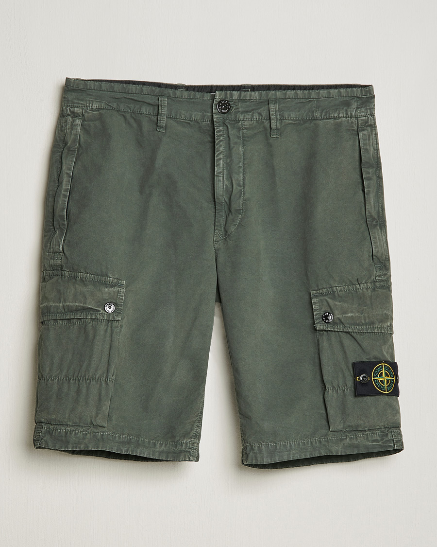 Herre | Shorts | Stone Island | Brushed Cotton Canvas Cargo Shorts Musk