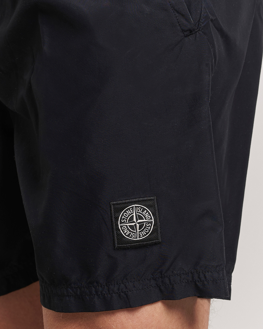 Herre | Badebukser | Stone Island | Brushed Nylon Swimshorts Black