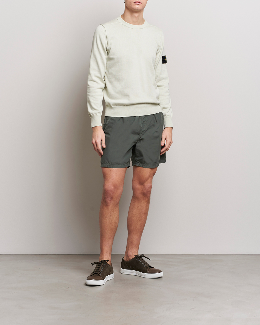 Herre | Badebukser | Stone Island | Brushed Nylon Swimshorts Musk