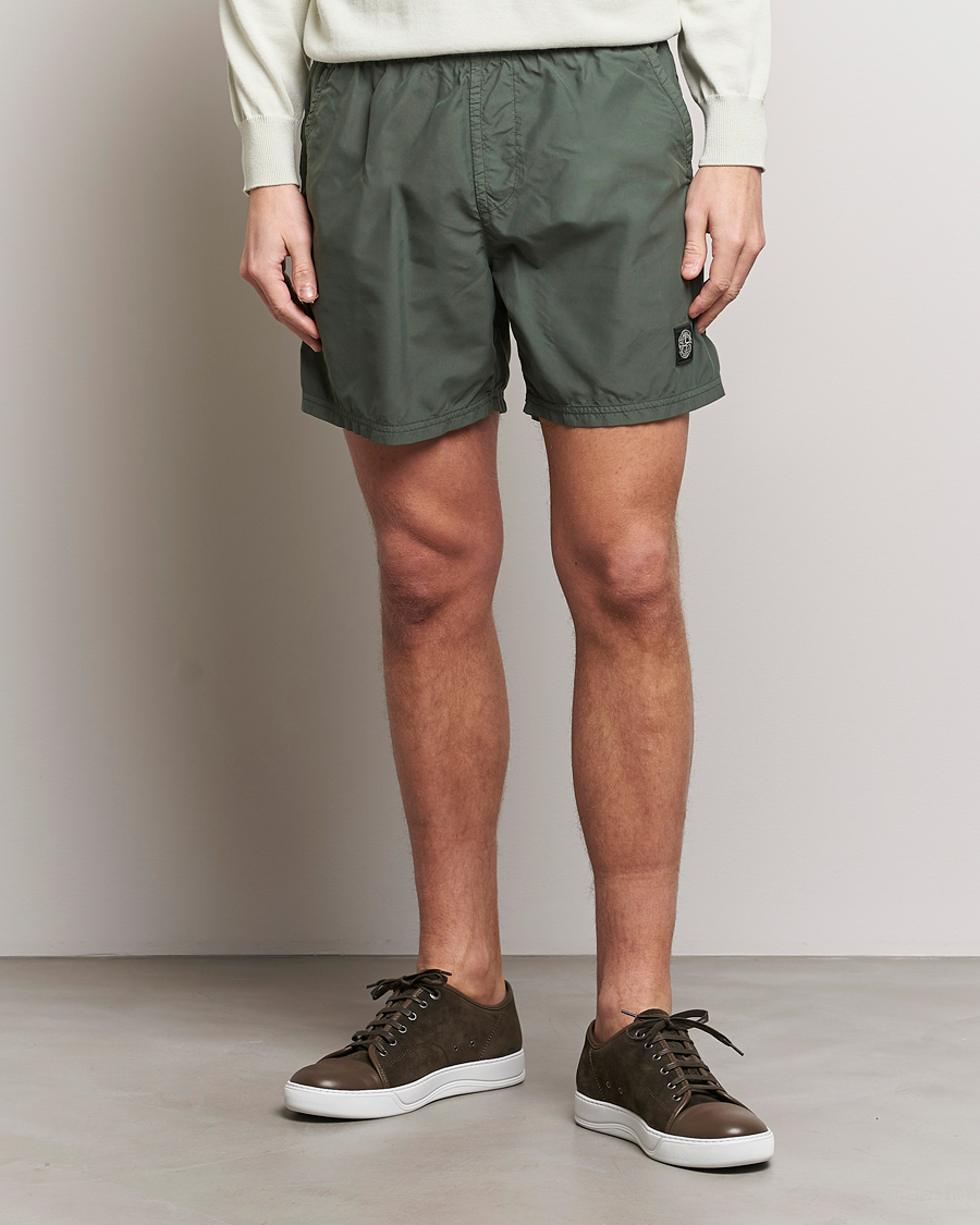 Herre | Tøj | Stone Island | Brushed Nylon Swimshorts Musk