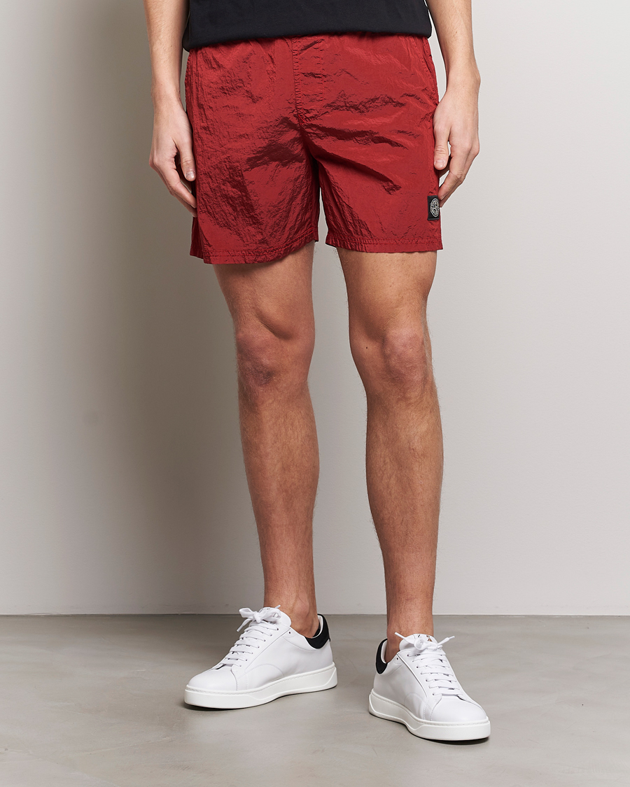 Herre | Badebukser | Stone Island | Nylon Metal Econyl Swimshorts Red