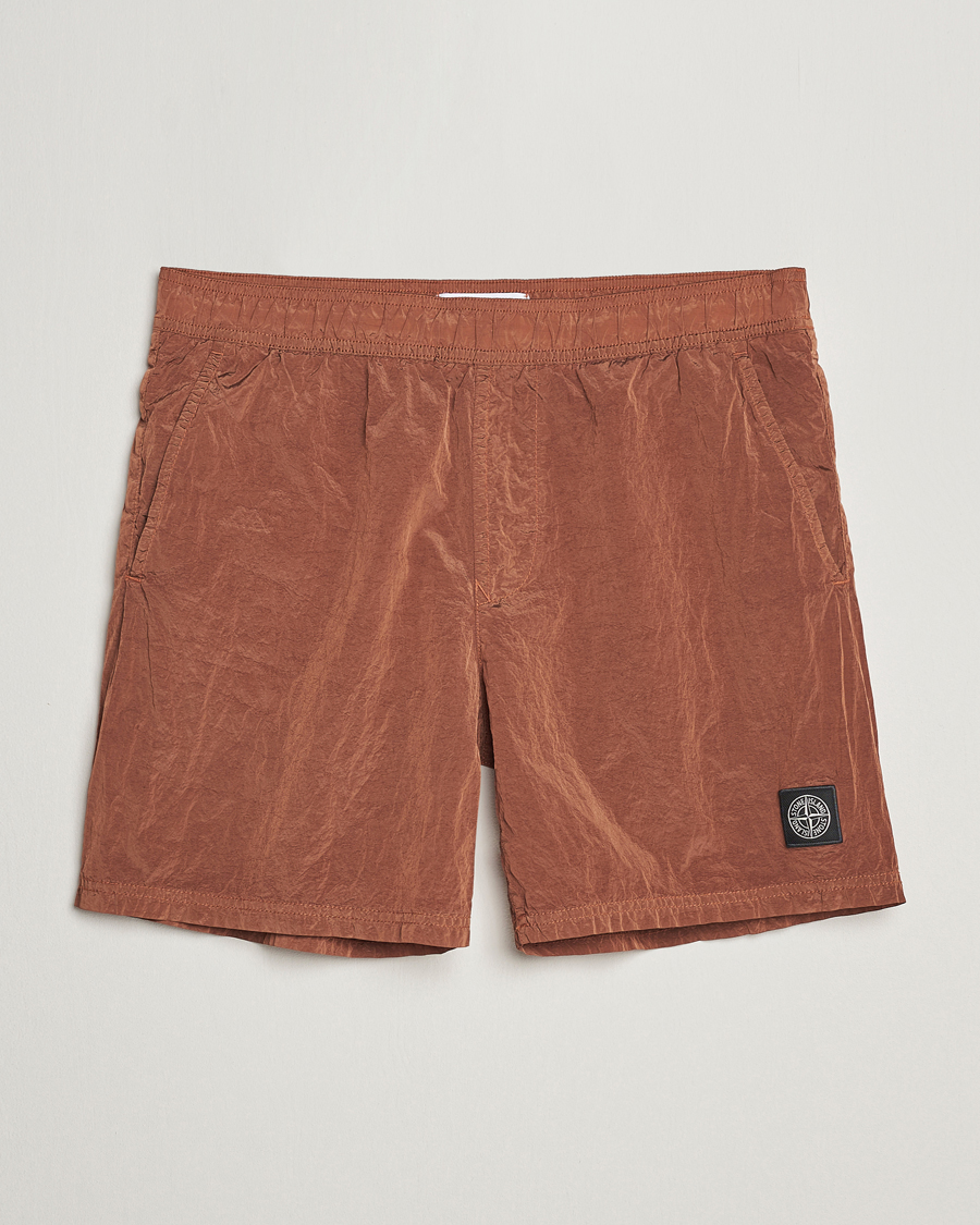 Herre | Badebukser | Stone Island | Nylon Metal Econyl Swimshorts Rust
