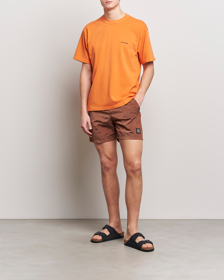 Herre | Badebukser | Stone Island | Nylon Metal Econyl Swimshorts Rust