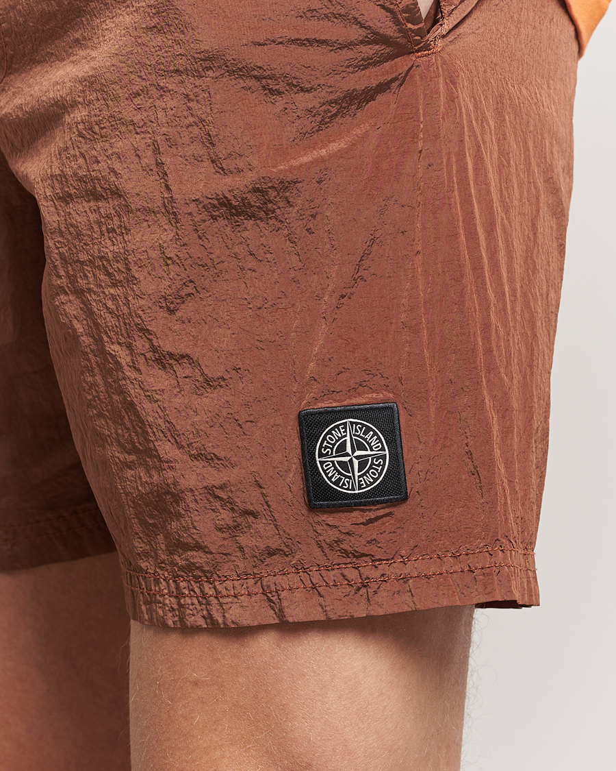 Herre | Badebukser | Stone Island | Nylon Metal Econyl Swimshorts Rust