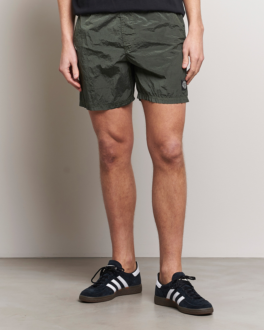 Herre | Badebukser | Stone Island | Nylon Metal Econyl Swimshorts Musk