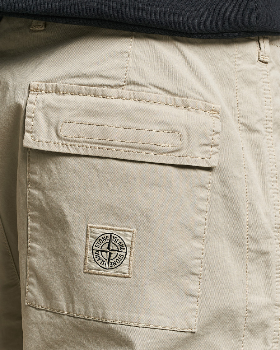 Herre | Bukser | Stone Island | Supima Cotton Twill Stretch Pants Sand