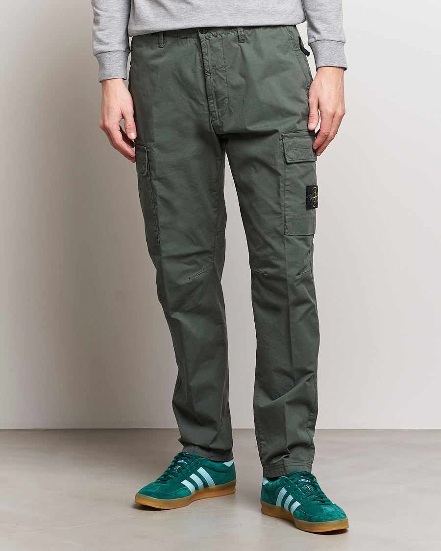 Herre |  | Stone Island | Tapered Supima Cotton Cargo Pants Musk