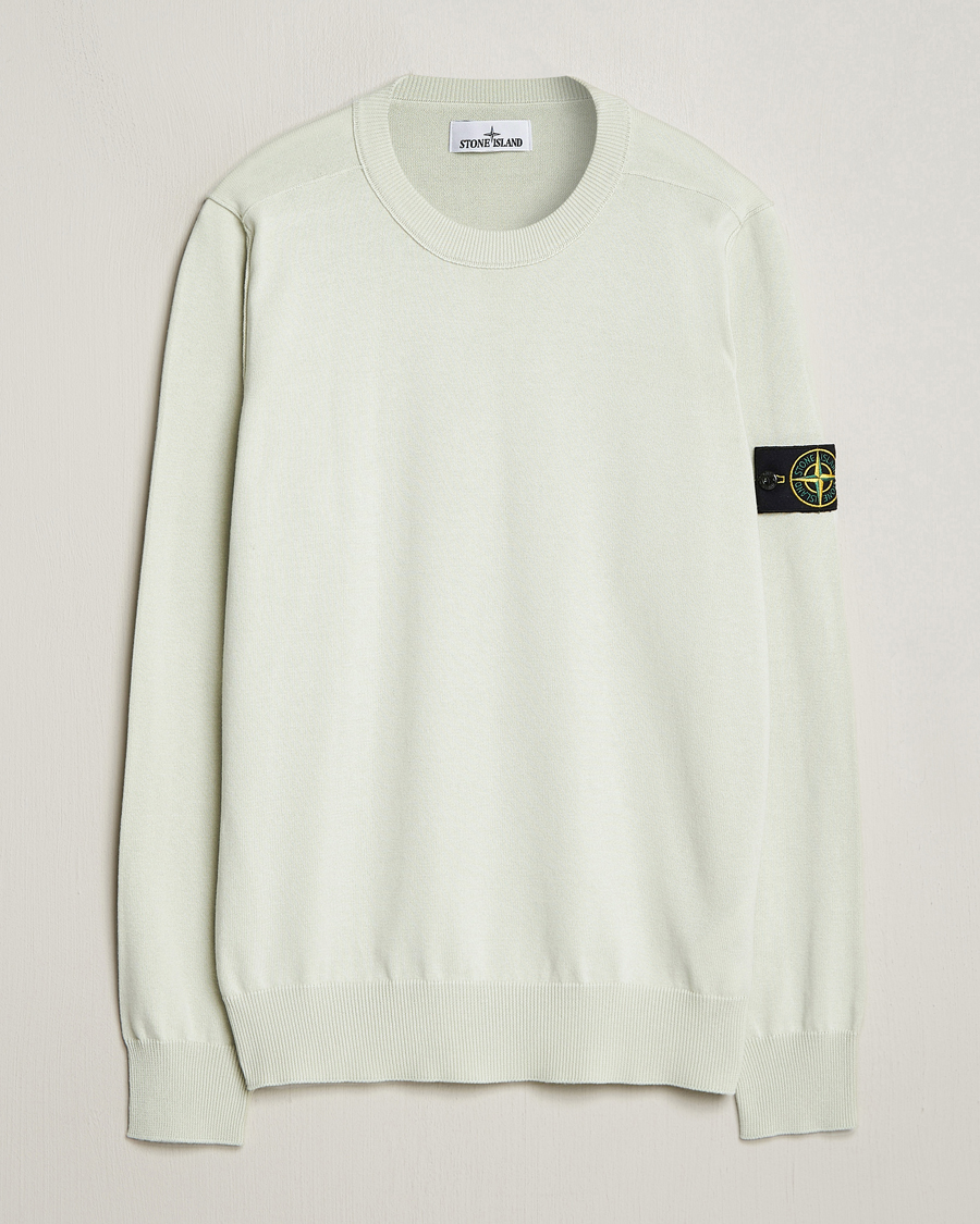Herre | Trøjer | Stone Island | Soft Organic Cotton Crew Neck Pistachio