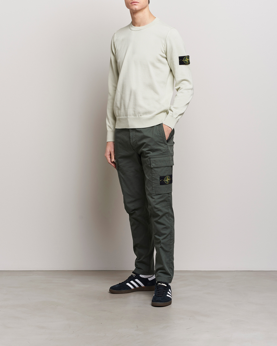 Herre | Trøjer | Stone Island | Soft Organic Cotton Crew Neck Pistachio