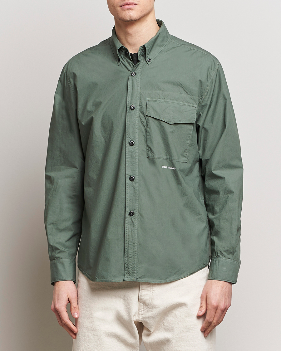 Herr |  | Stone Island | Light Cotton Shirt Musk