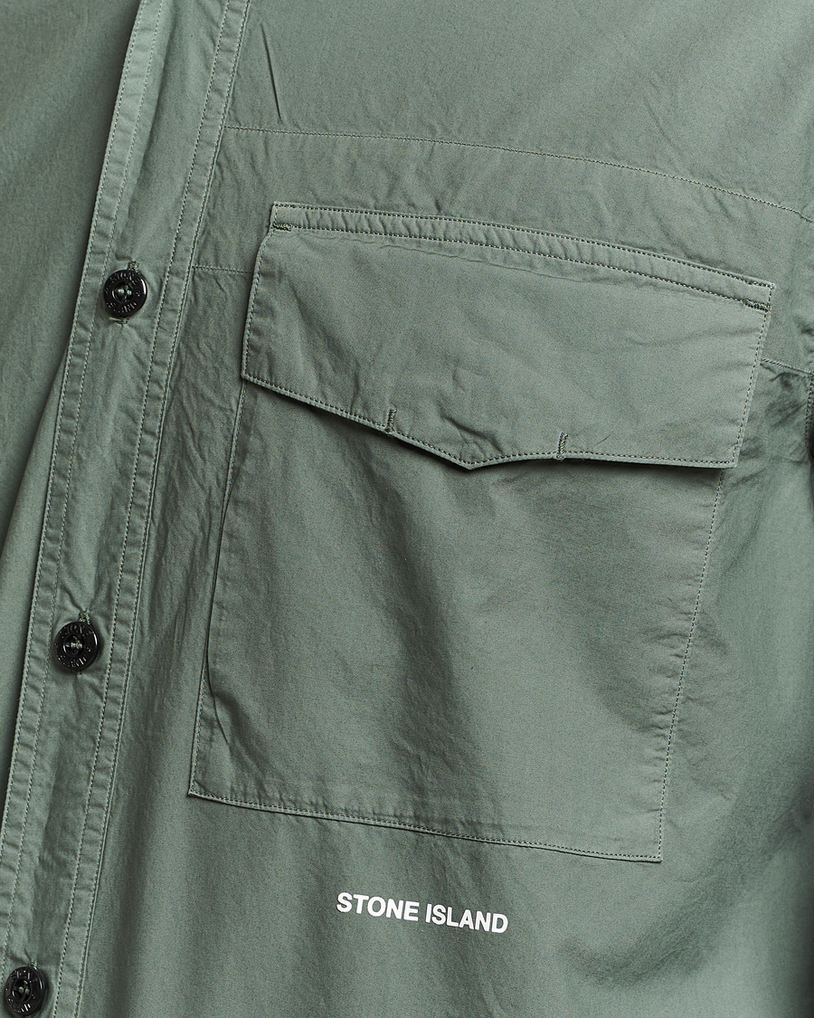 Herre | Skjorter | Stone Island | Light Cotton Shirt Musk