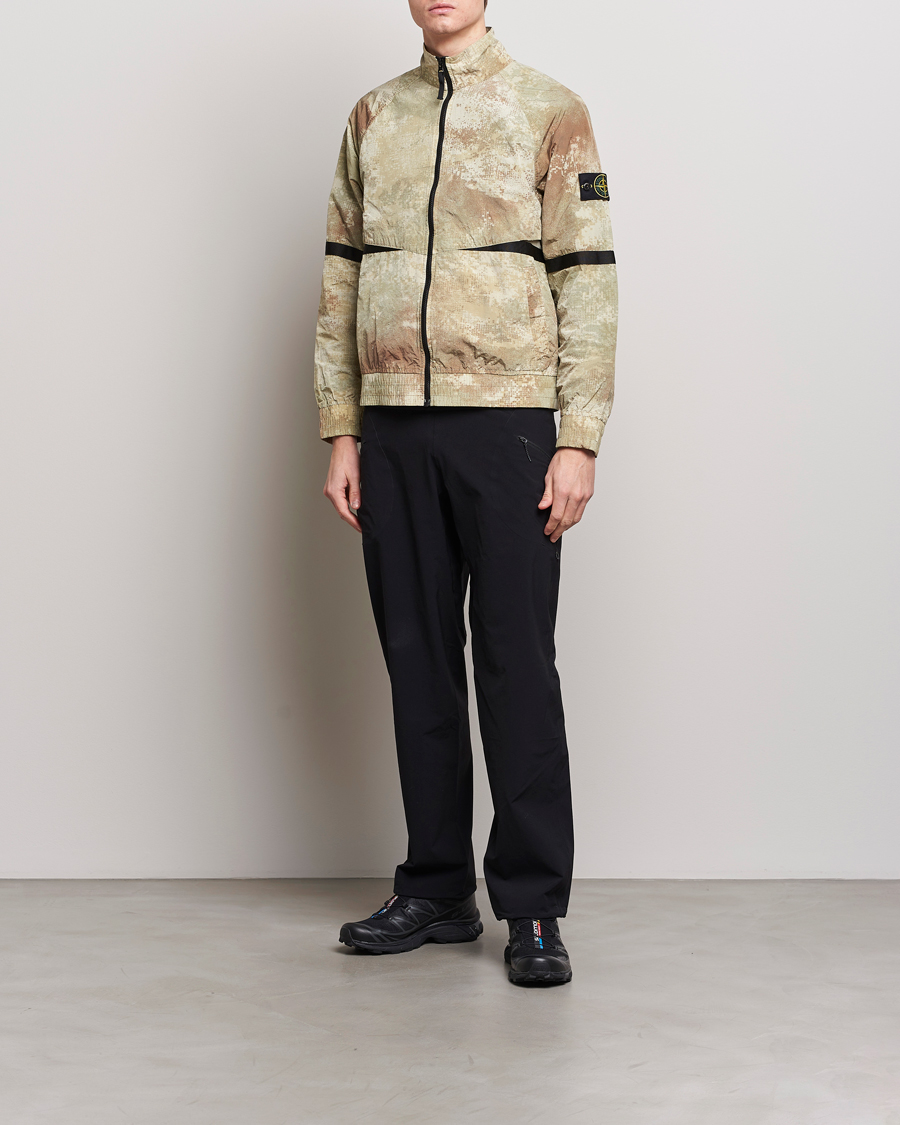 Herre | Jakker | Stone Island | Dissolving Grid Camo Short Jacket Natural Beige