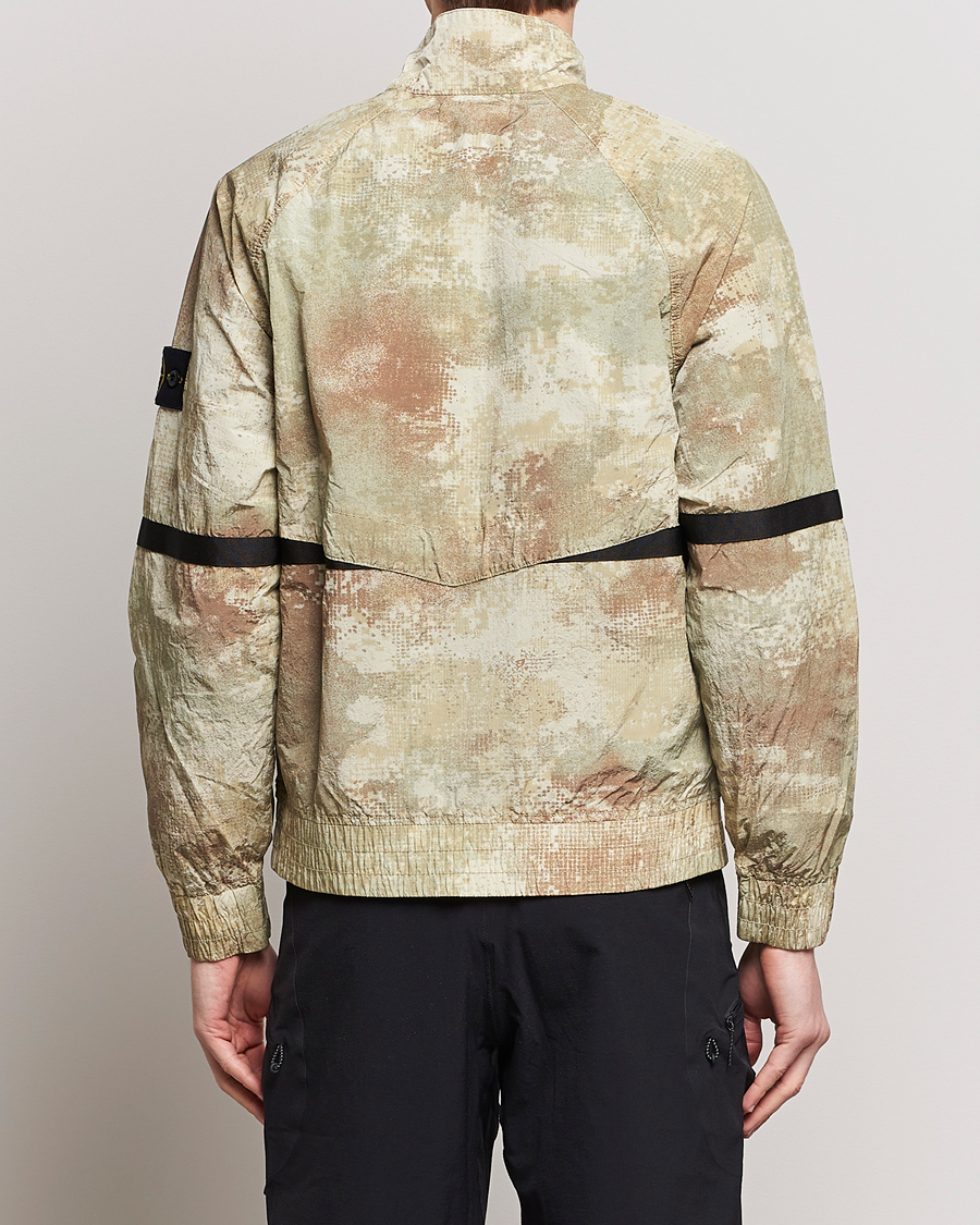 Herre | Jakker | Stone Island | Dissolving Grid Camo Short Jacket Natural Beige