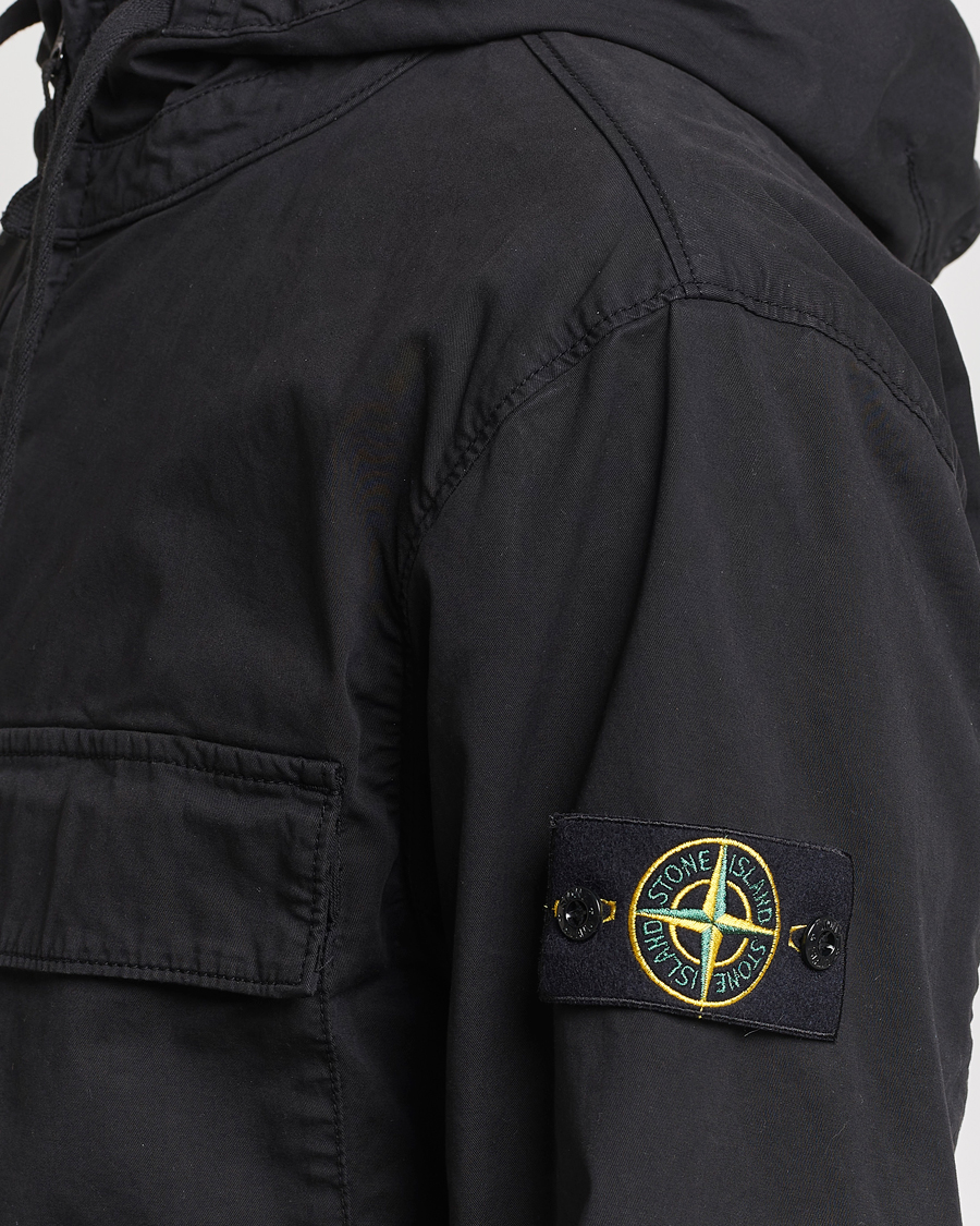 Herre | Jakker | Stone Island | Supima Cotton Hooded Jacket Black