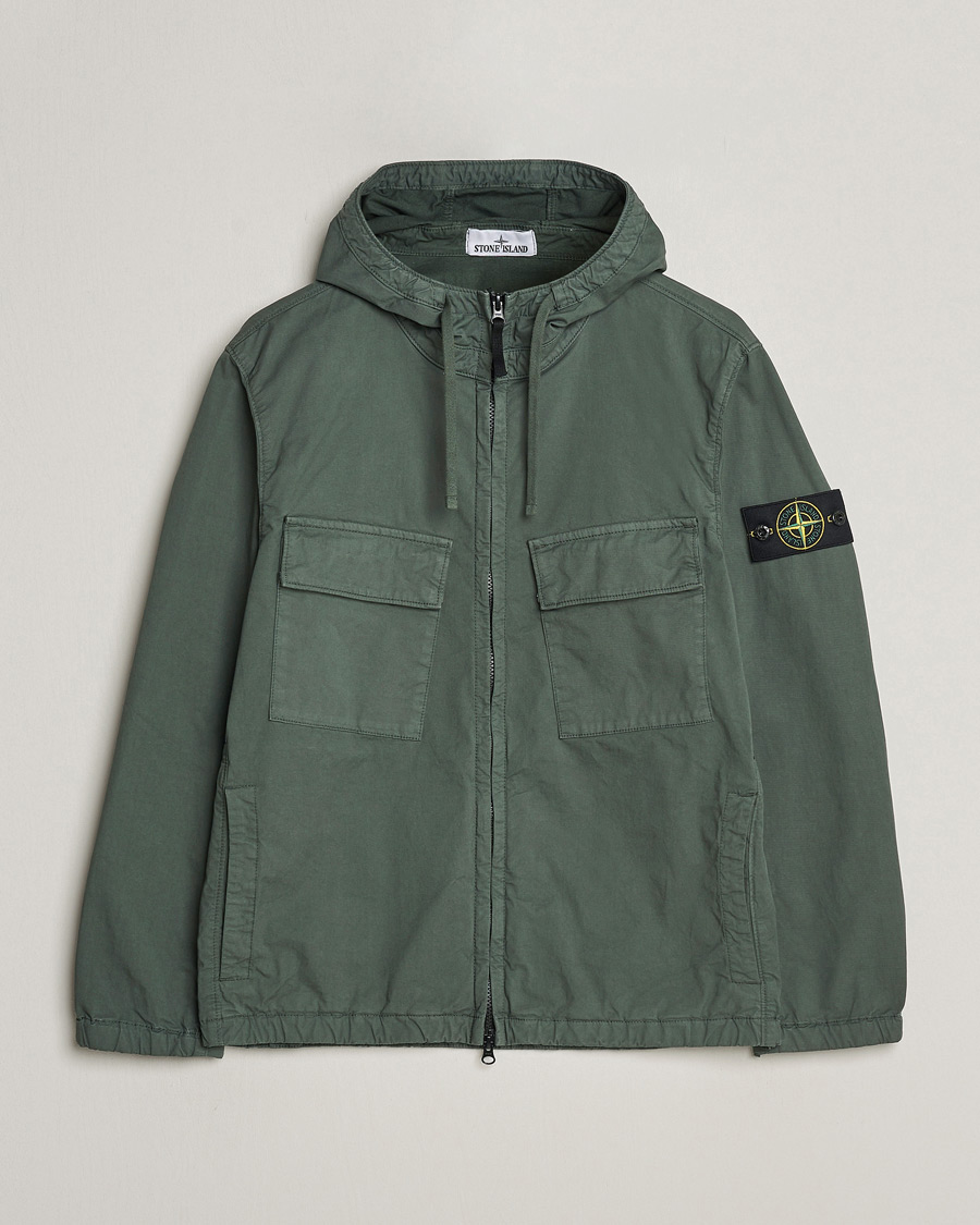 Herre | Jakker | Stone Island | Supima Cotton Hooded Jacket Musk